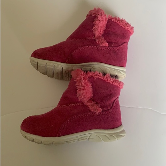 CRB girl pink boots size 5 - Picture 2 of 6